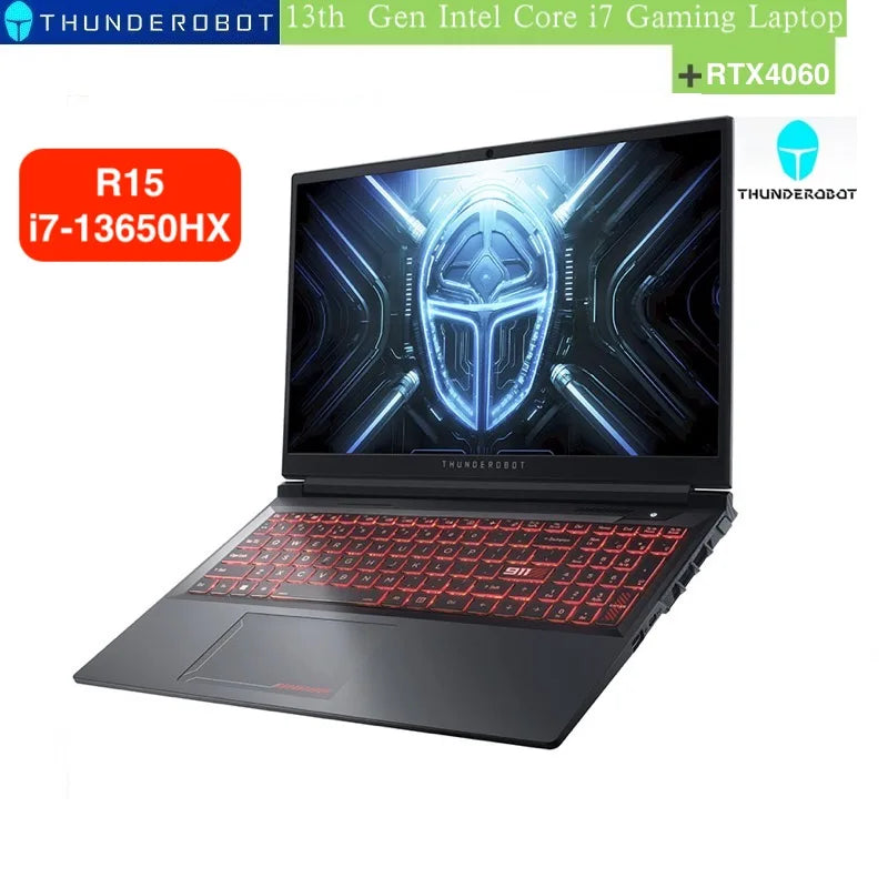 Notebook Gamer ThundeRobot R15 - Intel i7-13650HX, RTX 4060