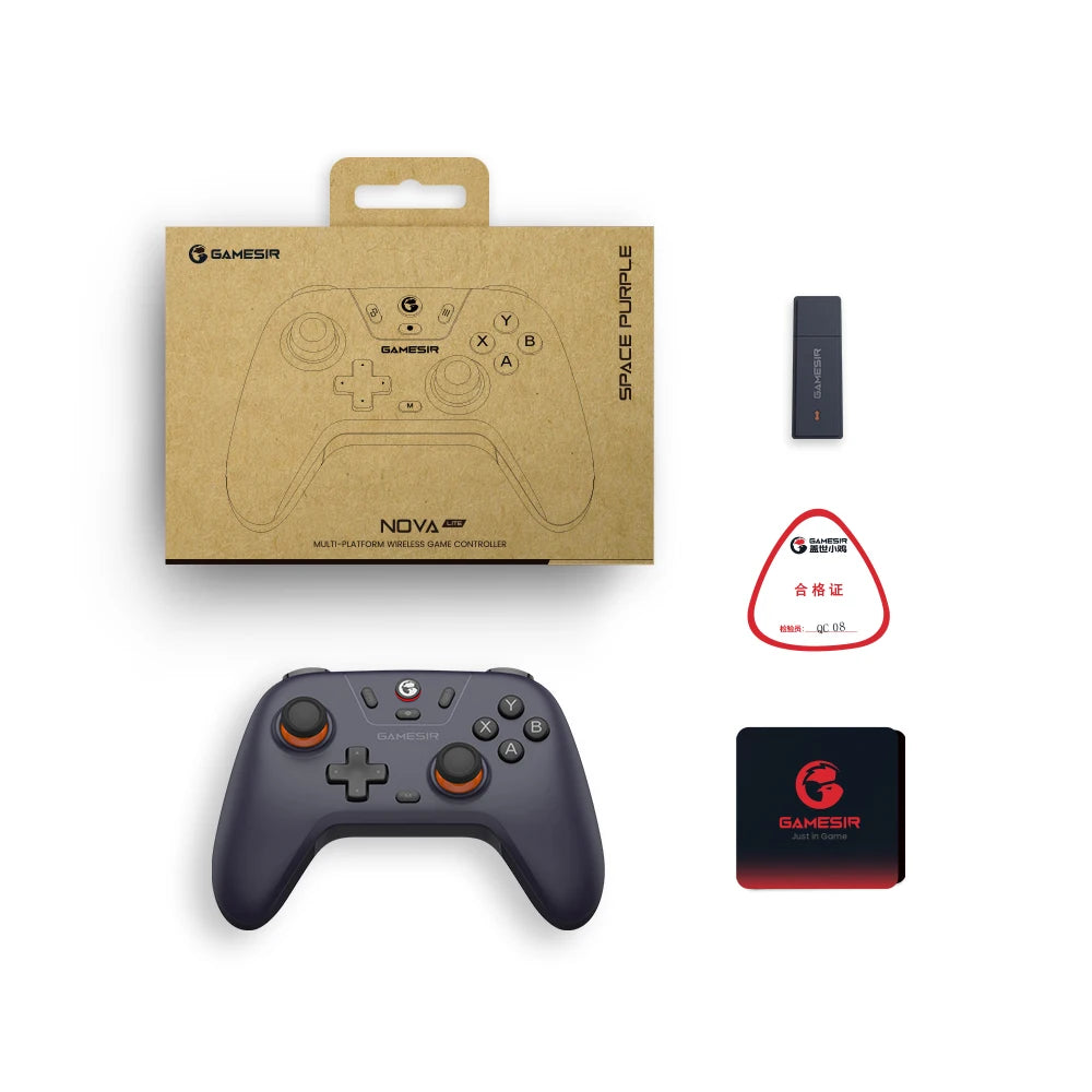 GameSir T4 Nova Lite Switch Controller Hall Effect Gamepad for Windows PC Steam