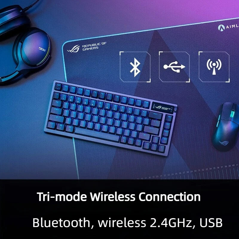 Teclado Mecânico ASUS ROG Azoth Wireless 75%