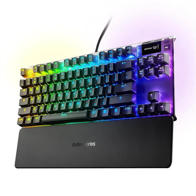 Teclado Mecânico Gamer SteelSeries Apex 7 TKL - Edição Ghost