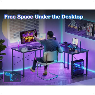 Mesa Gamer em L para Escritório e Home Office