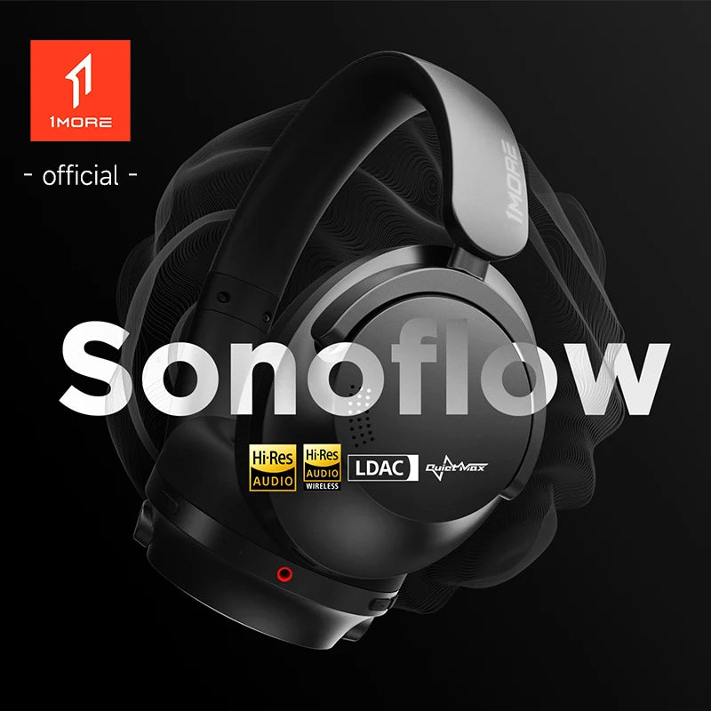 1MORE SonoFlow | Hi-Res Wireless ANC Headset with LDAC Audio & 70H Playtime