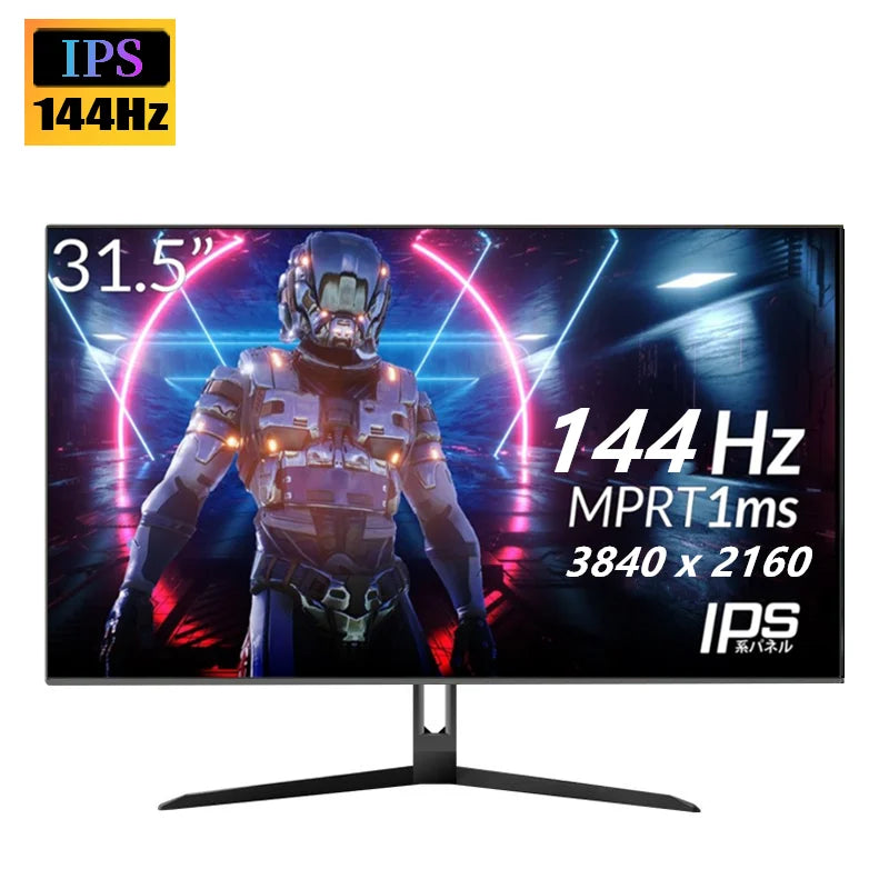 Monitor Gamer FYHXele 32" 4K 144Hz IPS com FreeSync e G-Sync