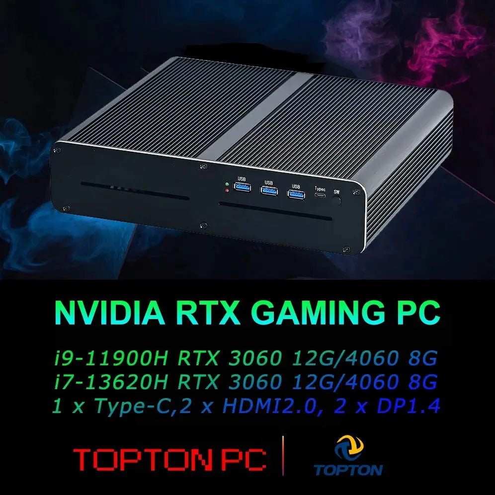 Mini PC Gamer i7-13700H / RTX 4060 / 64GB DDR5 / 2TB