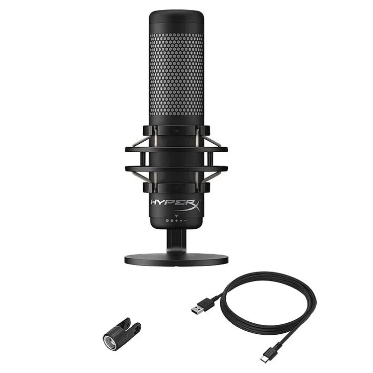Microfone USB HyperX QuadCast S para Gaming e Streaming