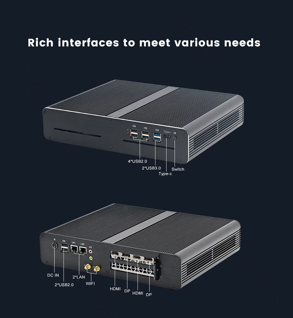 Mini PC Gamer i7-13700H / RTX 4060 / 64GB DDR5 / 2TB