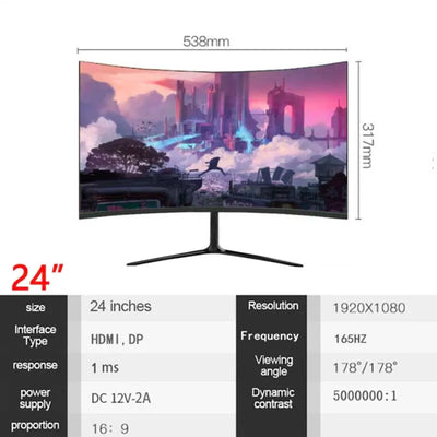 Monitor Gamer VIGRAND 24" IPS 165Hz Full HD